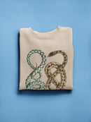 Antique Snakes Iv. Sweatshirt -Vision Studio Designs