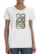 Antique Snakes Iv. T-shirt -Vision Studio Designs