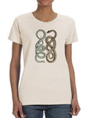 Antique Snakes Iv. T-shirt -Vision Studio Designs
