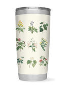 Soft Botanical. Chart Tumbler -Vision Studio Designs