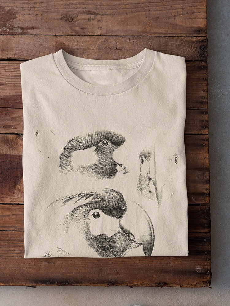 Waterbird Sketchbook Ii T-shirt -Vision Studio Designs