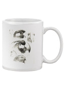 Waterbird Sketchbook Iii. Mug -Vision Studio Designs