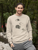 Waterbird Sketchbook Iv. Sweatshirt -Vision Studio Designs