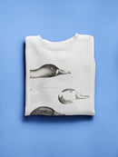 Waterbird Sketchbook Iv. Sweatshirt -Vision Studio Designs