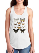 Vintage Butterflies Iii T-shirt -Vision Studio Designs
