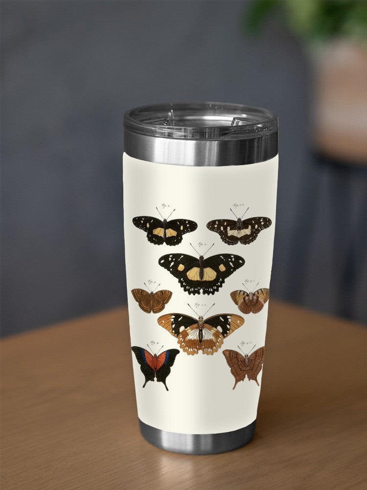 Vintage Butterflies V. Tumbler -Vision Studio Designs