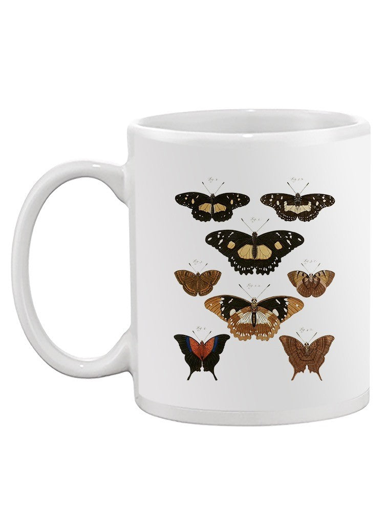 Vintage Butterflies V. Mug -Vision Studio Designs
