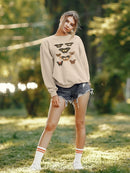 Vintage Butterflies V Sweatshirt -Vision Studio Designs