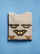 Vintage Butterflies V Sweatshirt -Vision Studio Designs