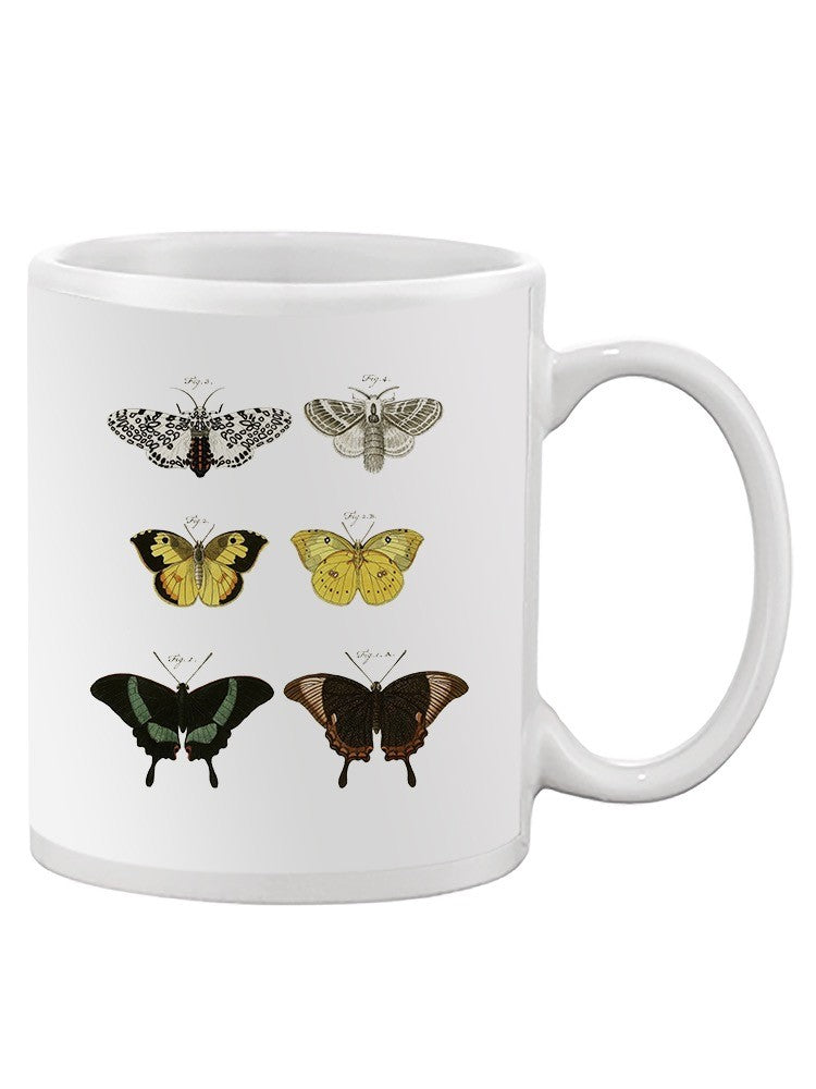 Vintage Butterflies Vi. Mug -Vision Studio Designs