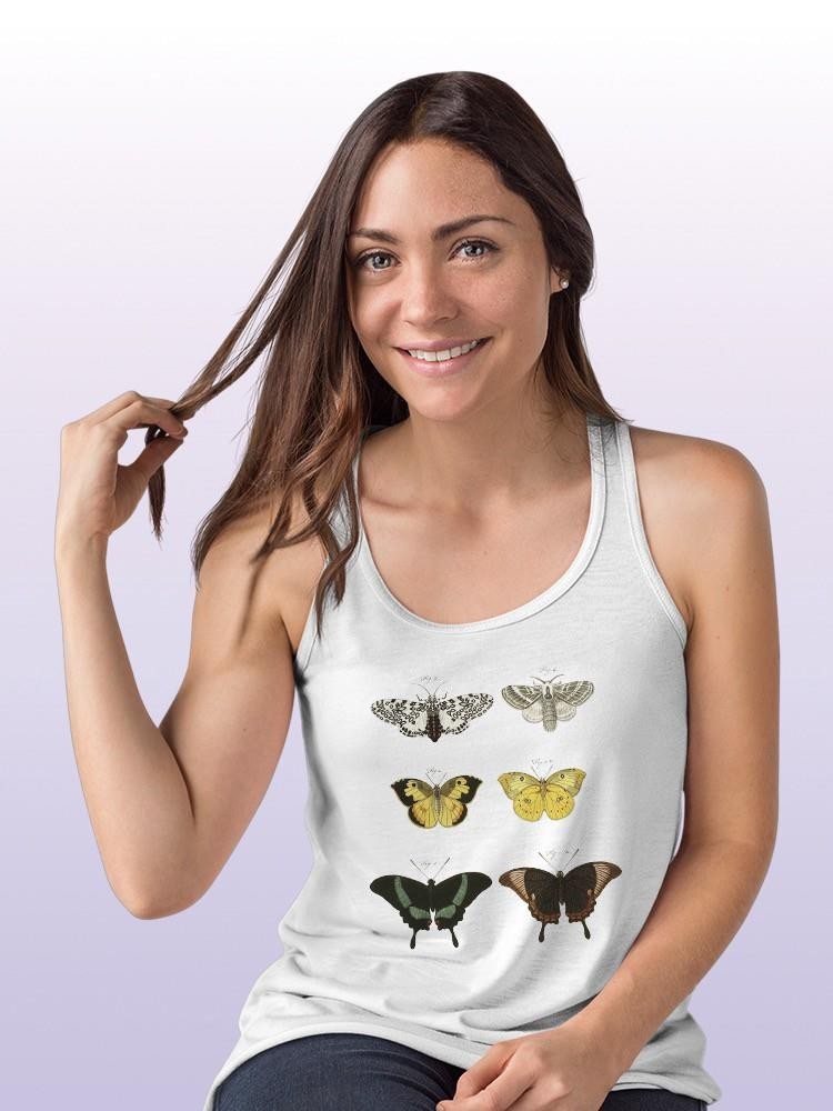 Vintage Butterflies Vi T-shirt -Vision Studio Designs