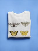 Vintage Butterflies Vi Sweatshirt -Vision Studio Designs