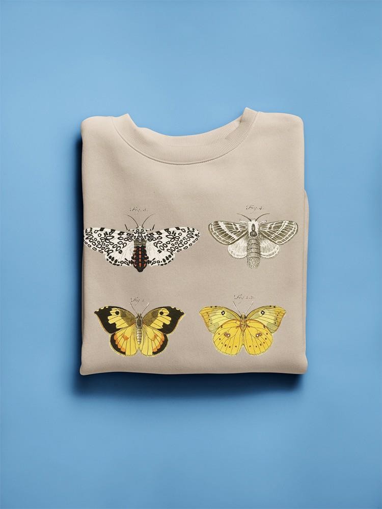Vintage Butterflies Vi Sweatshirt -Vision Studio Designs