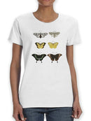 Vintage Butterflies Vi T-shirt -Vision Studio Designs