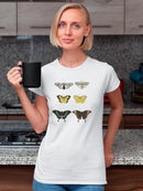 Vintage Butterflies Vi T-shirt -Vision Studio Designs