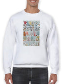Coral Charts Sweatshirt -Vision Studio Designs