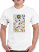 Floral Chart. T-shirt -Vision Studio Designs