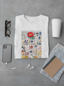 Floral Chart. T-shirt -Vision Studio Designs