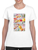 Fruit Chart. T-shirt -Vision Studio Designs