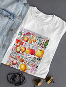 Fruit Chart. T-shirt -Vision Studio Designs