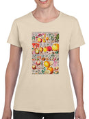 Fruit Chart. T-shirt -Vision Studio Designs