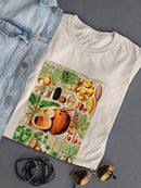 Palm Tree Chart. T-shirt -Vision Studio Designs