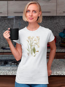 Antique Botanical Sketch I. T-shirt -Vision Studio Designs