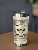 Vintage Butterfly Bookplate Tumbler -Vision Studio Designs