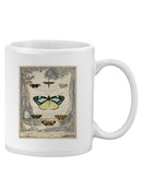 Vintage Butterfly Bookplate Mug -Vision Studio Designs