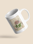 Vintage Rose Bookplate Mug -Vision Studio Designs