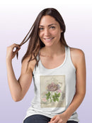 Vintage Rose Bookplate. T-shirt -Vision Studio Designs