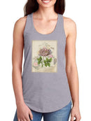 Vintage Rose Bookplate. T-shirt -Vision Studio Designs