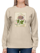 Vintage Rose Bookplate. Sweatshirt -Vision Studio Designs