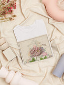 Vintage Rose Bookplate. T-shirt -Vision Studio Designs