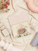 Vintage Rose Bookplate. T-shirt -Vision Studio Designs