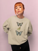 Butterfly Specimen I Sweatshirt -Vision Studio Designs