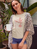 Antique Coral Seaweed Iv T-shirt -Vision Studio Designs