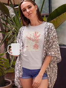 Antique Coral Seaweed Iv T-shirt -Vision Studio Designs