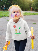 Pooh Bear W Balloons Hoodie -SmartPrintsInk Designs
