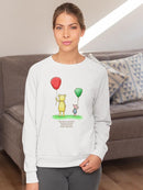 Pooh Bear W Balloons Hoodie or Sweatshirt -SmartPrintsInk Designs