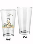 Pooh Bear And Bumblebees Pint Glass -SmartPrintsInk Designs