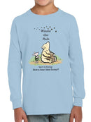 Pooh Bear And Bumblebees T-shirt -SmartPrintsInk Designs