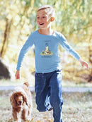 Pooh Bear And Bumblebees T-shirt -SmartPrintsInk Designs