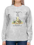 Pooh Bear And Bumblebees Hoodie or Sweatshirt -SmartPrintsInk Designs