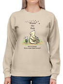 Pooh Bear And Bumblebees Hoodie or Sweatshirt -SmartPrintsInk Designs