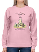 Pooh Bear And Bumblebees Hoodie or Sweatshirt -SmartPrintsInk Designs