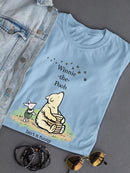 Pooh Bear And Bumblebees T-shirt -SmartPrintsInk Designs