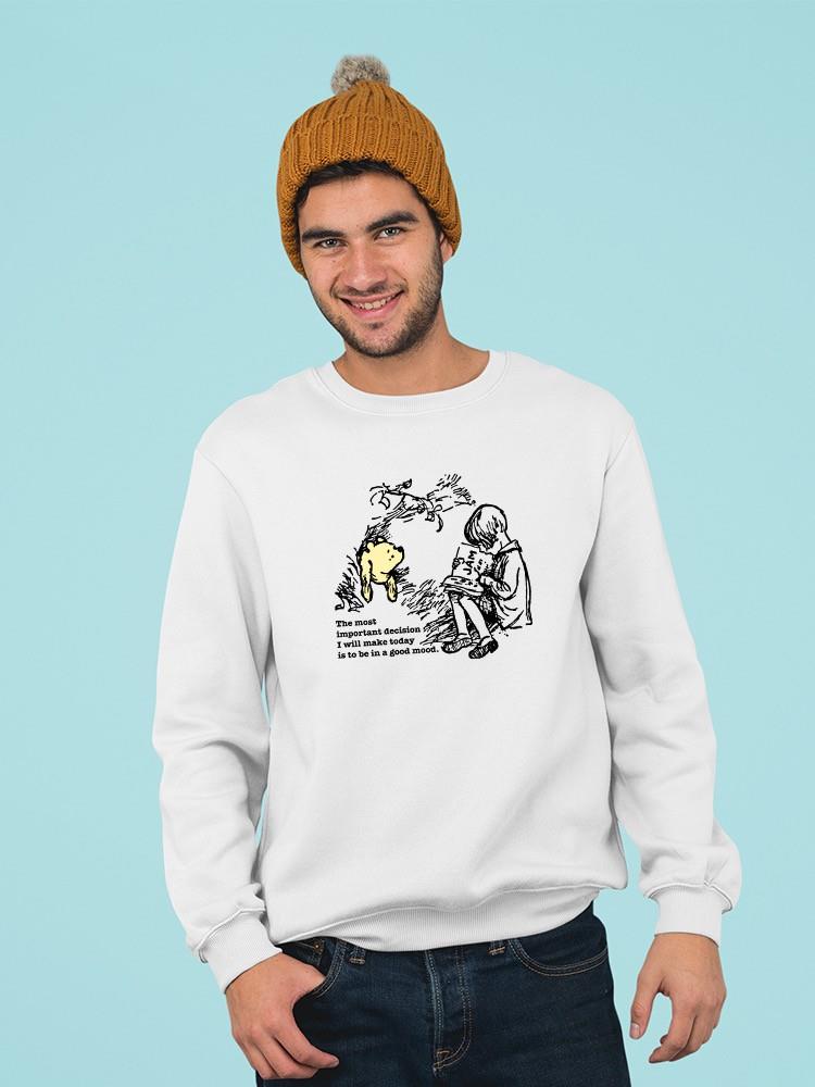 Bear In A Good Mood Sweatshirt -Smartprintsink Designs