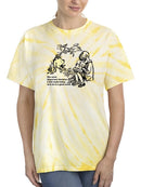 Bear In A Good Mood Tie Dye Tee -Smartprintsink Designs