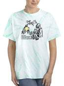 Bear In A Good Mood Tie Dye Tee -Smartprintsink Designs